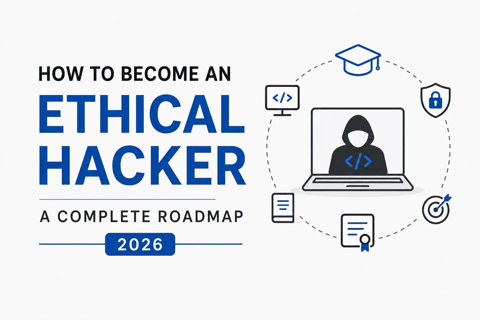 Ethical Hacker Roadmap for Beginners 2026 : Complete Roadmap